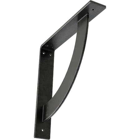 Ekena Millwork Bulwark Steel Bracket, Antiqued Pewter 2"W x 12"D x 12"H BKTM02X12X12BUAPW